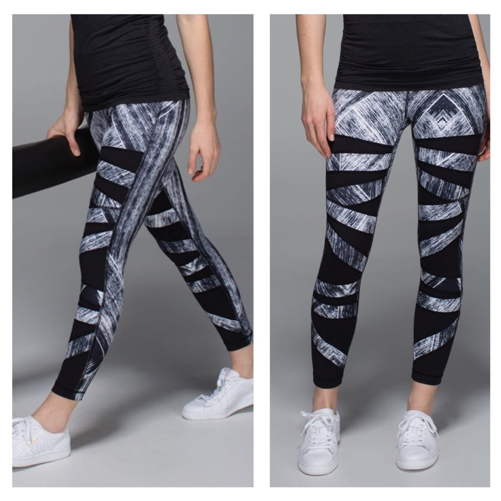 LULULEMON High Times 7/8 Legging Pants Heat Wave